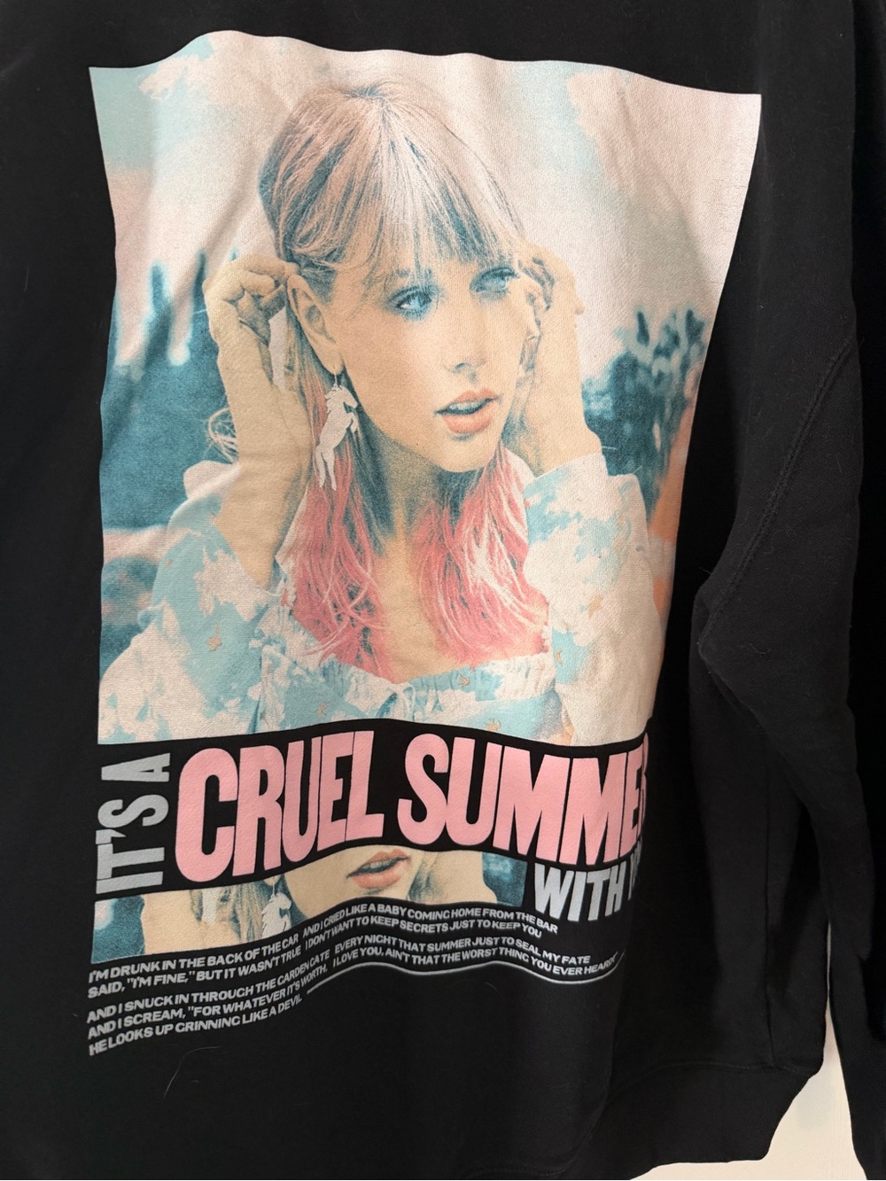 Taylor Swift Cruel Summer Graphic Sweatshirt